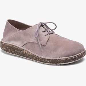 Birkenstock Gary Lace-Up Lavender Suede Women's Shoes Size 39 8